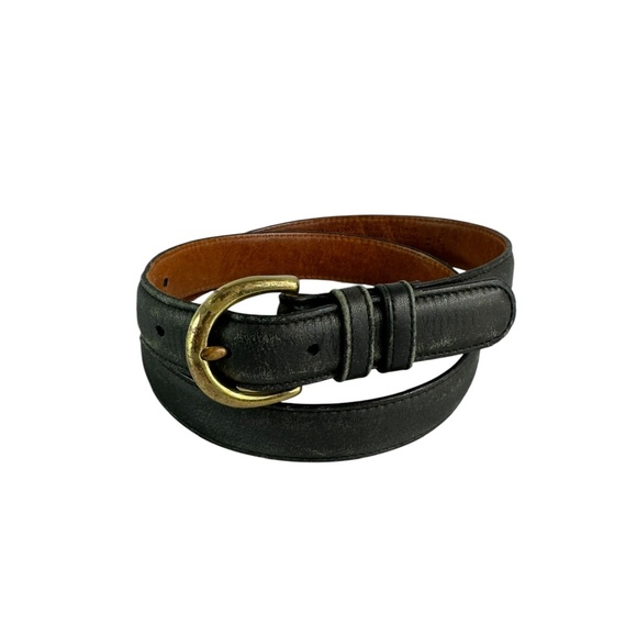 Vintage COACH 8400 Black Leather Belt For Women Size M main image 4